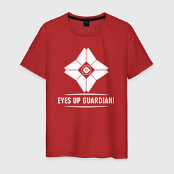 Футболка хлопковая мужская Eyes Up Guardian, цвет: красный