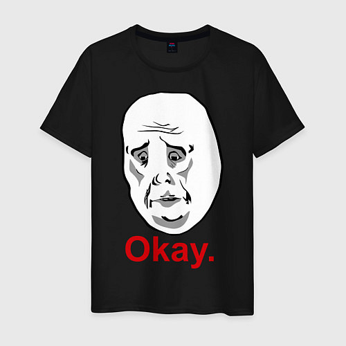 Мужская футболка Okay (Окей) / Черный – фото 1