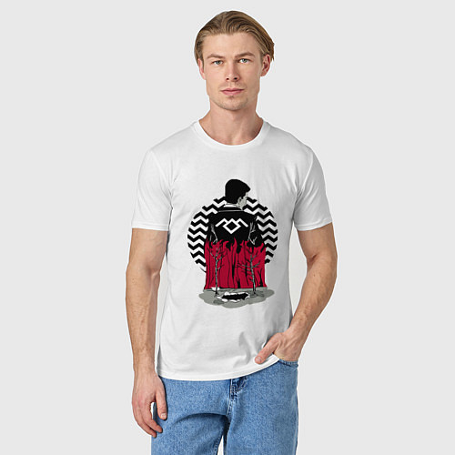 Мужская футболка Twin Peaks / Белый – фото 3