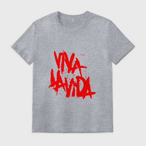 Мужская футболка Viva La Vida / Меланж – фото 1