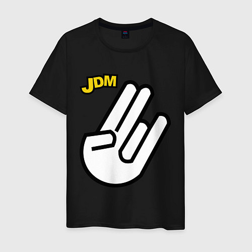 Мужская футболка JDM / Черный – фото 1