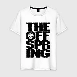 Футболка хлопковая мужская The Offspring, цвет: белый