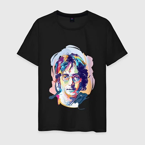 Мужская футболка John Lennon: Art / Черный – фото 1