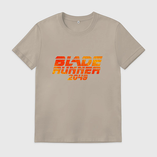 Мужская футболка Blade Runner 2049 / Миндальный – фото 1
