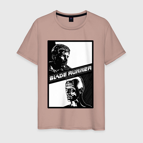 Мужская футболка Blade Runner: Retro / Пыльно-розовый – фото 1