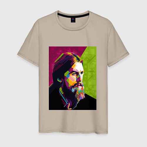 Мужская футболка George Harrison: Polygons / Миндальный – фото 1
