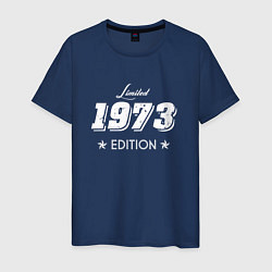 Футболка хлопковая мужская Limited Edition 1973, цвет: тёмно-синий