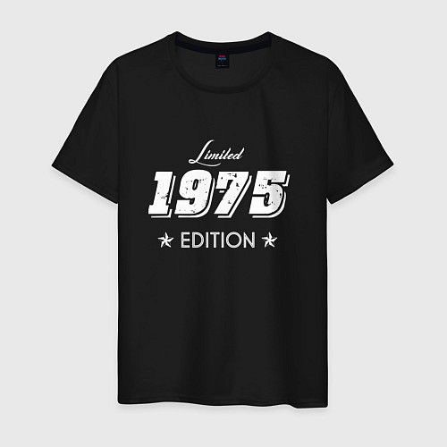 Мужская футболка Limited Edition 1975 / Черный – фото 1