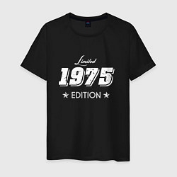 Футболка хлопковая мужская Limited Edition 1975, цвет: черный