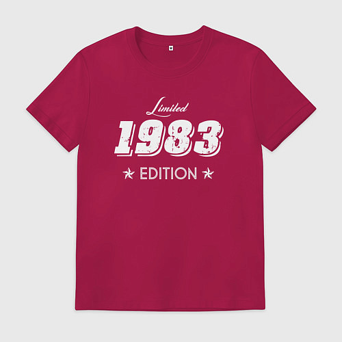 Мужская футболка Limited Edition 1983 / Маджента – фото 1