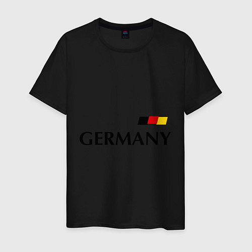Мужская футболка Сборная Германии: 10 номер / Черный – фото 1