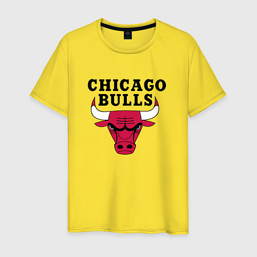 Мужская футболка Chicago Bulls / Желтый – фото 1