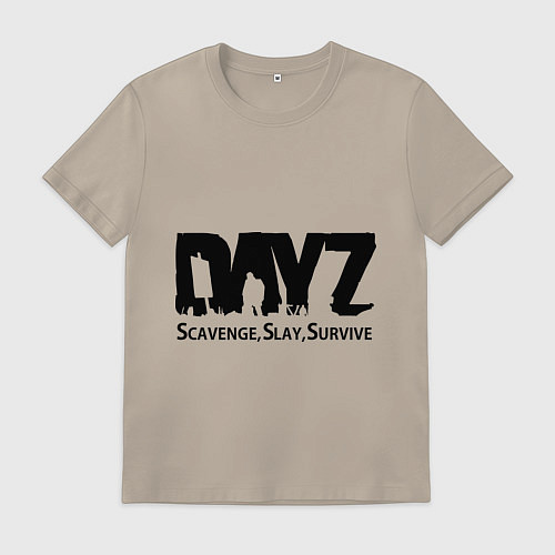 Мужская футболка DayZ: Slay Survive / Миндальный – фото 1