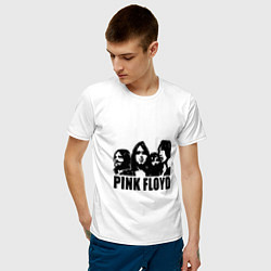 Футболка хлопковая мужская Pink Floyd цвета белый — фото 2