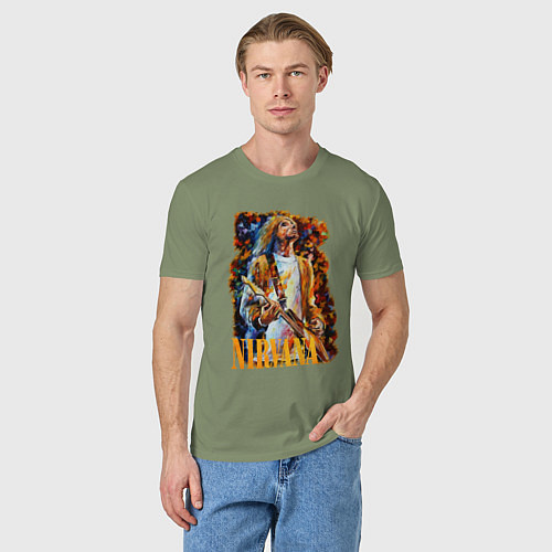 Мужская футболка Cobain Art / Авокадо – фото 3