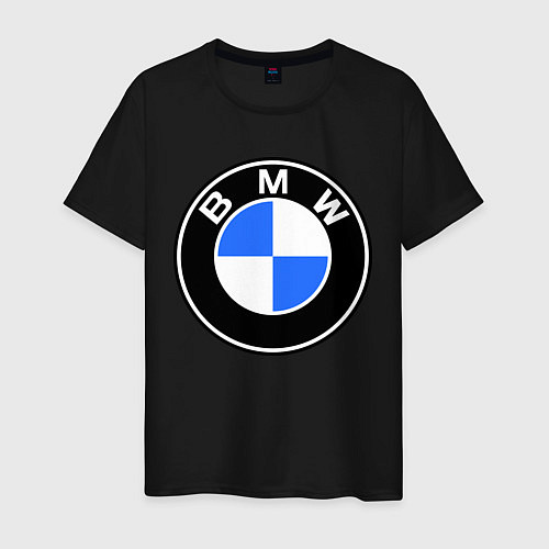 Мужская футболка Logo BMW / Черный – фото 1