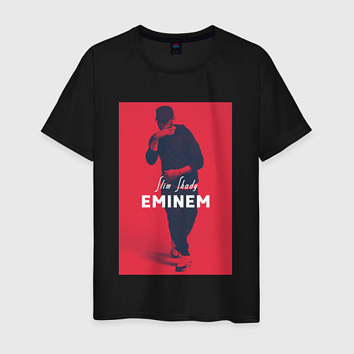 Мужская футболка Slim Shady: Eminem / Черный – фото 1