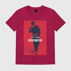 Футболка хлопковая мужская Slim Shady: Eminem, цвет: маджента