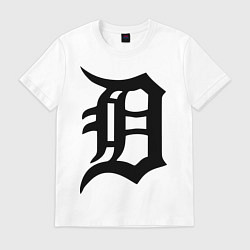 Футболка хлопковая мужская Detroit Tigers, цвет: белый