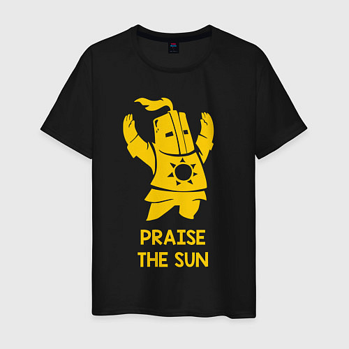 Мужская футболка Praise the Sun / Черный – фото 1