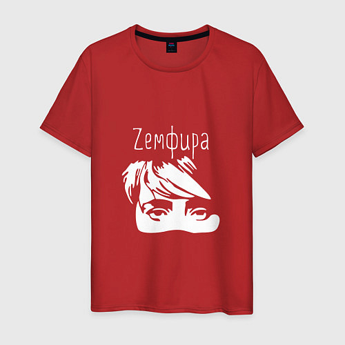 Мужская футболка Zемфира / Красный – фото 1