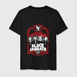 Футболка хлопковая мужская Black Sabbath Collective, цвет: черный