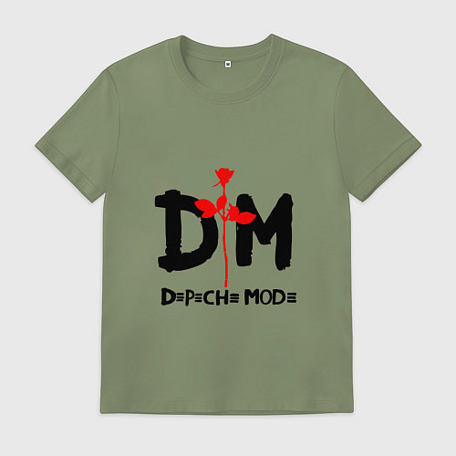 Мужская футболка Depeche Mode Rose / Авокадо – фото 1