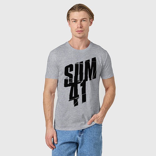 Мужская футболка Sum Forty One / Меланж – фото 3