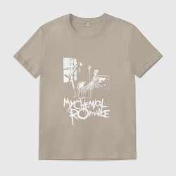 Футболка хлопковая мужская My Chemical Romance, цвет: миндальный