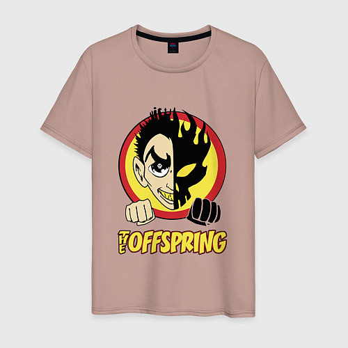 Мужская футболка The Offspring Boy / Пыльно-розовый – фото 1