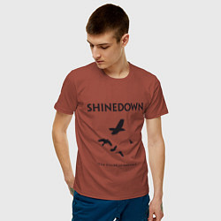 Футболка хлопковая мужская Shinedown: Sound of Madness, цвет: кирпичный — фото 2