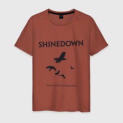 Футболка хлопковая мужская Shinedown: Sound of Madness, цвет: кирпичный