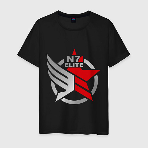 Мужская футболка N7 Elite / Черный – фото 1