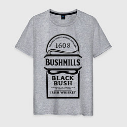 Футболка хлопковая мужская Bushmills, цвет: меланж