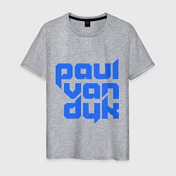 Футболка хлопковая мужская Paul van Dyk: Filled, цвет: меланж
