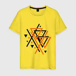 Футболка хлопковая мужская Paul van Dyk: Chaos, цвет: желтый