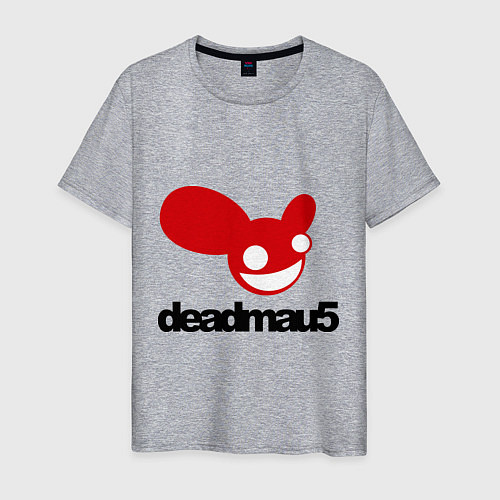 Мужская футболка DeadMau5 / Меланж – фото 1