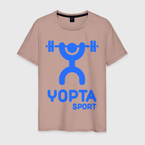 Мужская футболка Yopta Sport / Пыльно-розовый – фото 1