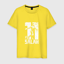 Футболка хлопковая мужская Salah 11, цвет: желтый