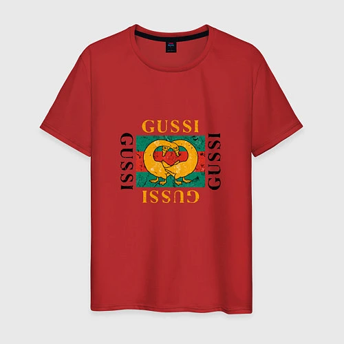 Мужская футболка GUSSI Love / Красный – фото 1