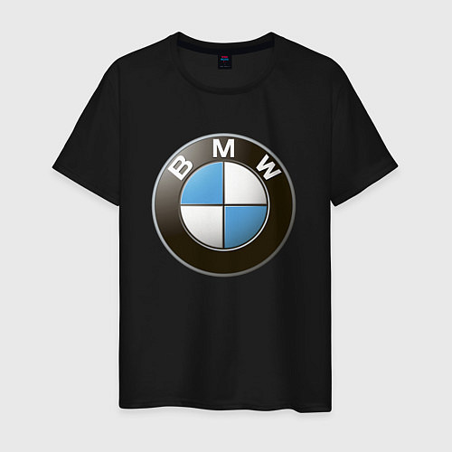 Мужская футболка BMW / Черный – фото 1