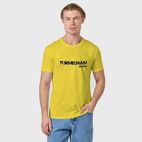 Мужская футболка Turnikman Inside / Желтый – фото 3