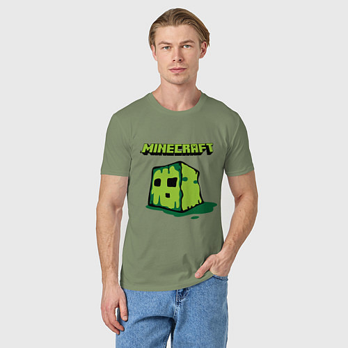 Мужская футболка Minecraft Creeper / Авокадо – фото 3