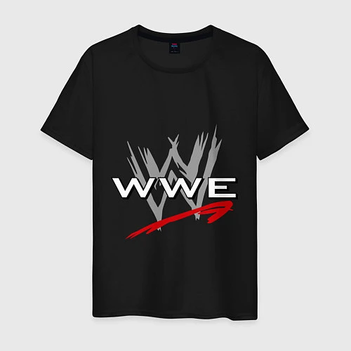 Мужская футболка WWE Fight / Черный – фото 1