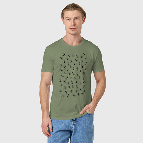 Мужская футболка Армия мурашей / Авокадо – фото 3