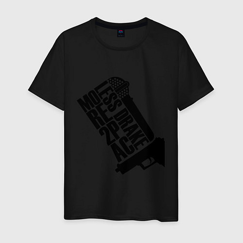 Мужская футболка More 2Pac / Черный – фото 1