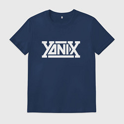 Футболка хлопковая мужская Yanix, цвет: тёмно-синий