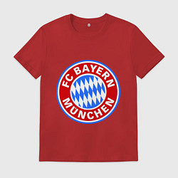 Футболка хлопковая мужская Bayern Munchen FC, цвет: красный