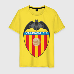 Футболка хлопковая мужская Valencia CF, цвет: желтый