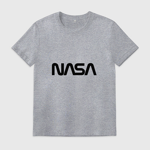 Мужская футболка NASA / Меланж – фото 1
